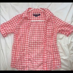 Vineyard Vines Checkered short sleeve button up